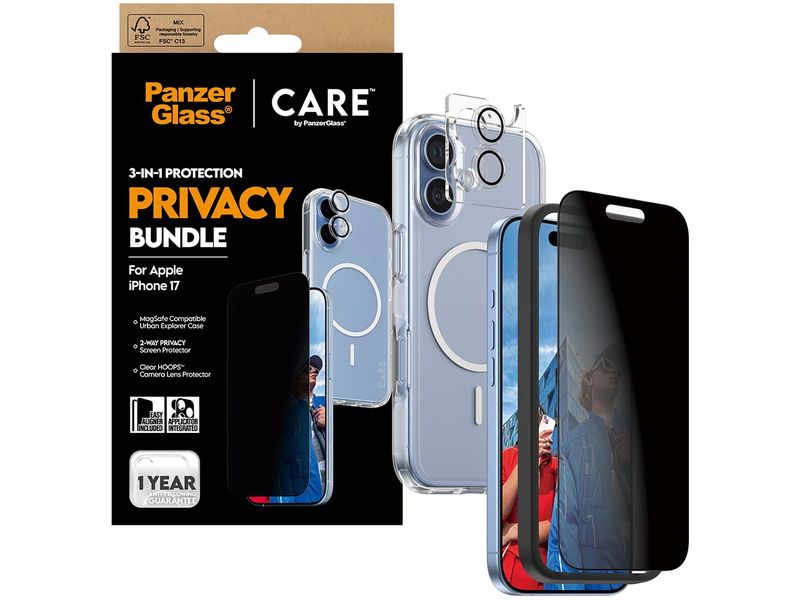 CARE Back Cover 3-in-1 Flagship Privacy iPhone 17