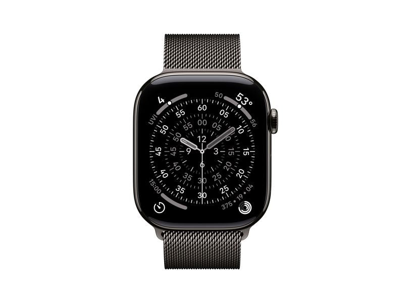 Apple Watch Series 11 46 mm LTE Slate Titanium Milanese Loop S/M