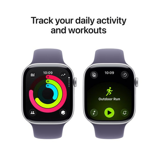 Apple Watch Series 11 46 mm LTE Silver Alu Purple Fog Sport M/L