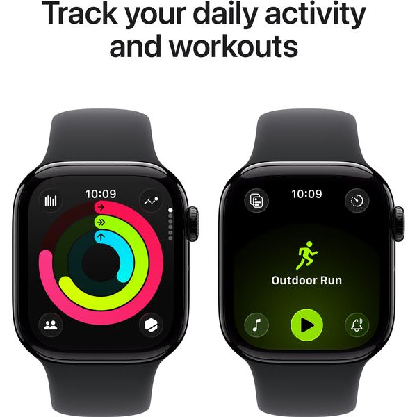 Apple Watch Series 11 42 mm LTE Jet Black Alu Black Sport S/M