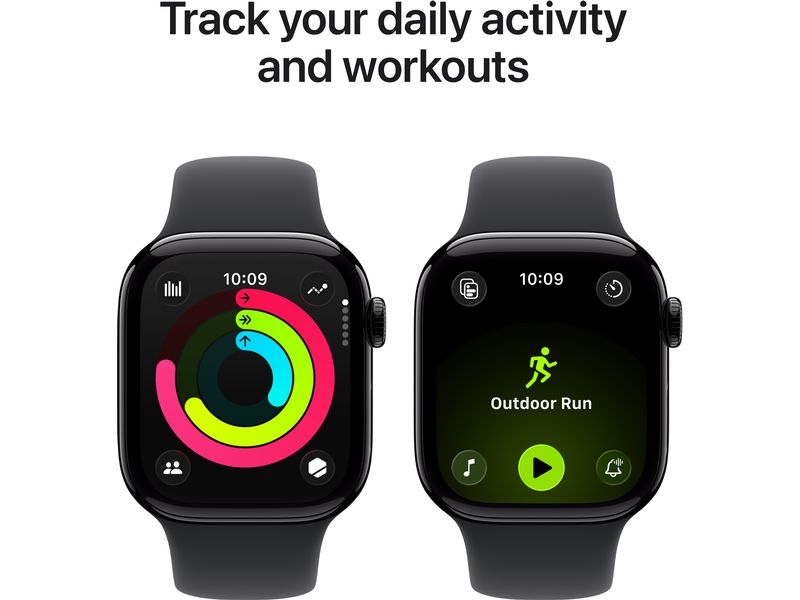 Apple Watch Series 11 42 mm LTE Jet Black Alu Black Sport M/L