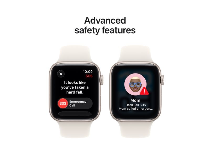 Apple Watch SE 3 44 mm GPS Sport Band Starlight S/M