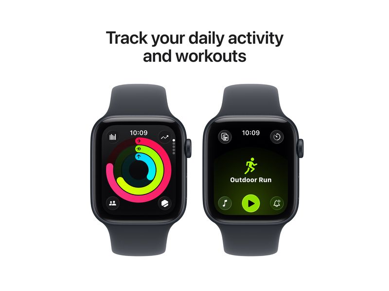 Apple Watch SE 3 44 mm GPS Sport Band Midnight S/M