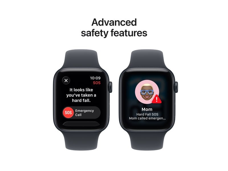 Apple Watch SE 3 44 mm GPS Sport Band Midnight S/M