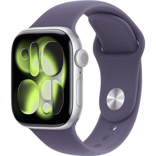 Apple Watch Series 11 42 mm LTE Silver Alu Purple Fog Sport S/M