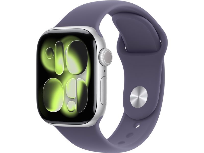 Apple Watch Series 11 42 mm LTE Silver Alu Purple Fog Sport S/M