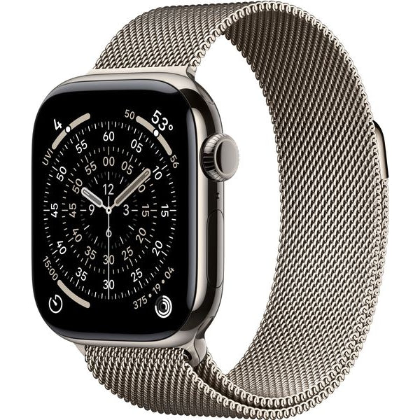 Apple Watch Series 11 42 mm LTE Nat Titanium Milanese Loop