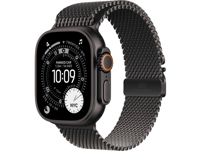 Apple Watch Ultra 3 Black Titanium Milanese Loop L