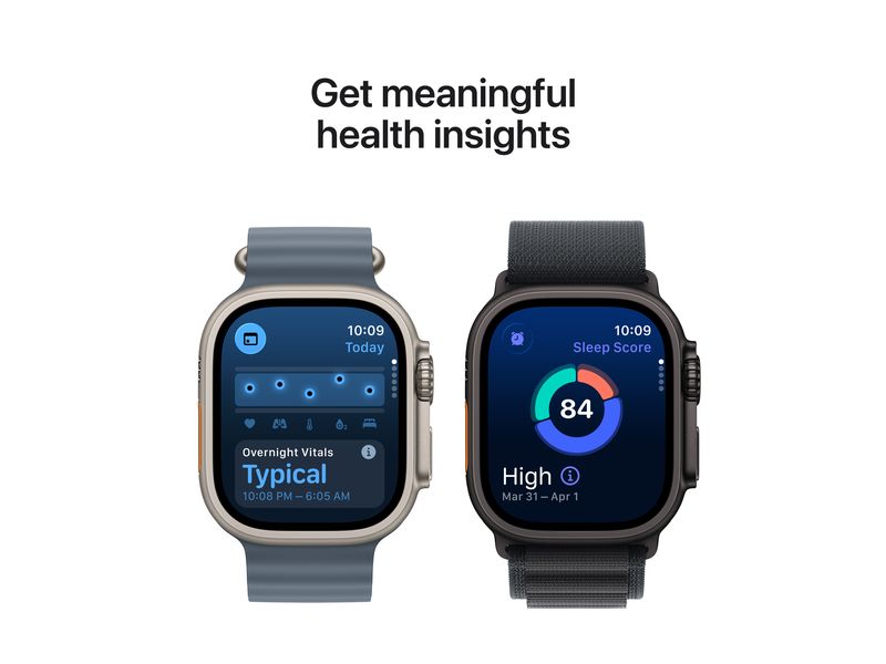 Apple Watch Ultra 3 Black Titanium Black Alpine Loop S