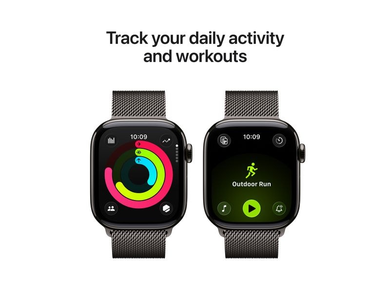 Apple Watch Series 11 42 mm LTE Slate Titanium Milanese Loop