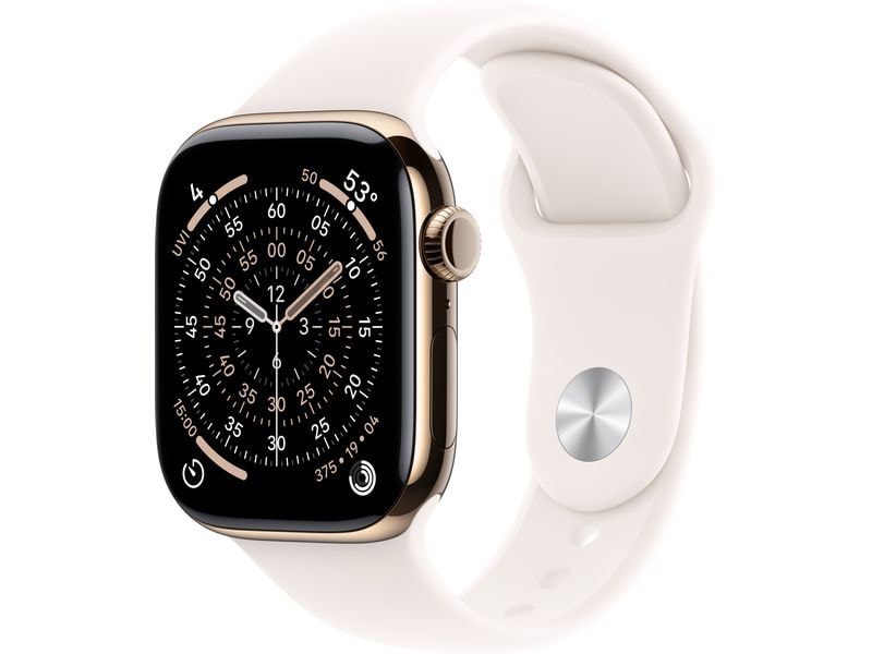 Apple Watch Series 11 42 mm LTE Gold Titanium Light Blush M/L