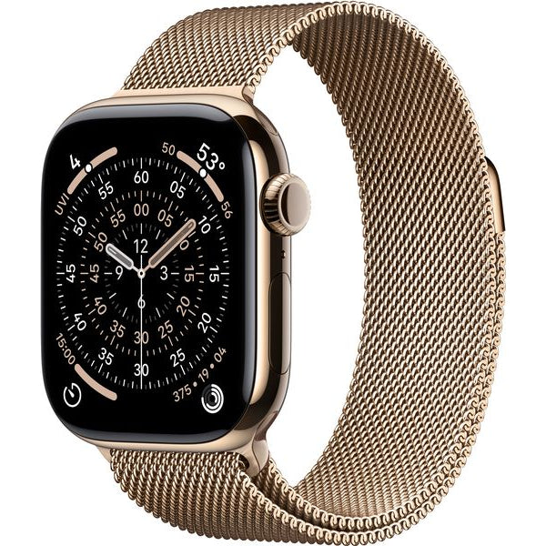 Apple Watch Series 11 42 mm LTE Gold Titanium Milanese Loop
