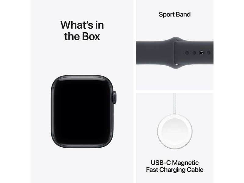 Apple Watch SE 3 44 mm LTE Sport Band Midnight M/L