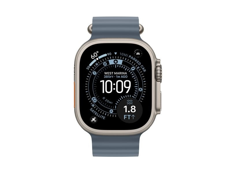 Apple Watch Ultra 3 Natural Titanium Blue Ocean Band