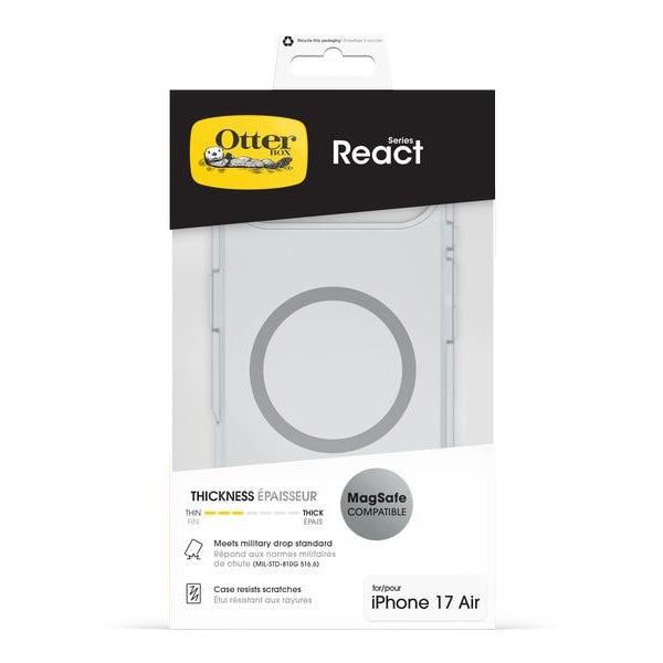 Otterbox Back Cover React MagSafe iPhone Air Transparent