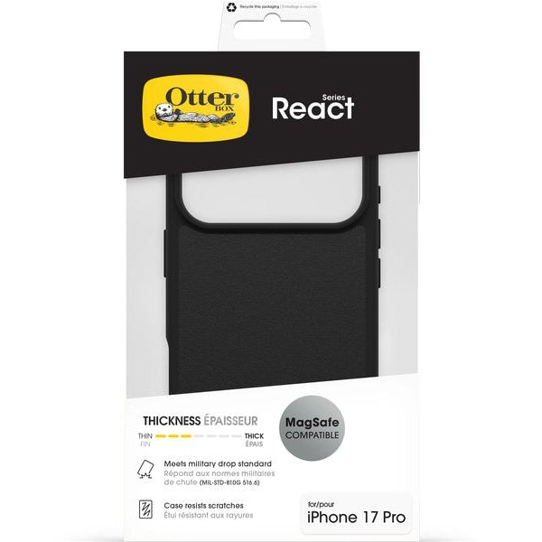 Otterbox Back Cover React MagSafe iPhone 17 Pro Black
