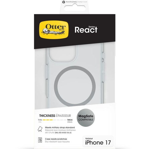 Otterbox Back Cover React MagSafe iPhone 17 Transparent