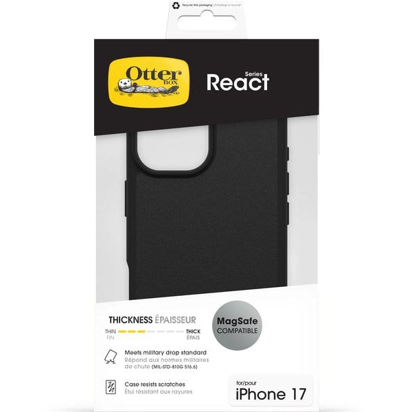 Otterbox Back Cover React MagSafe iPhone 17 Black