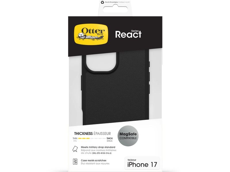Otterbox Back Cover React MagSafe iPhone 17 Black