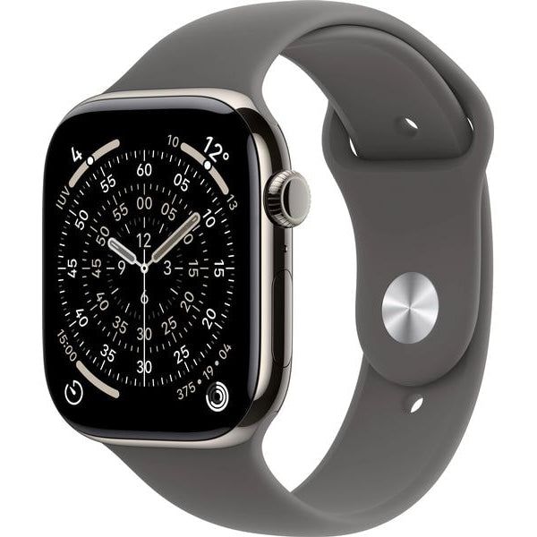 Apple Watch Series 11 42 mm LTE Nat Titanium Stone Grey Sport M/L