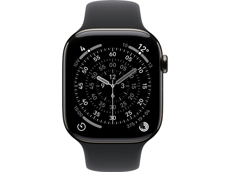 Apple Watch Series 11 42 mm LTE Slate Titanium Black Sport S/M