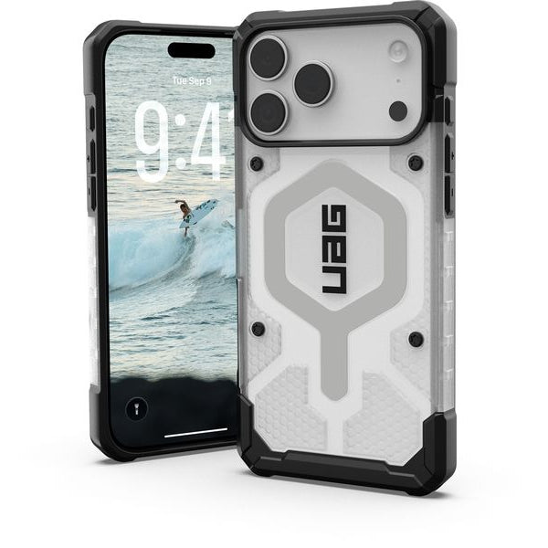 UAG Back Cover Pathfinder MS iPhone 17 Pro Max Ice/Silver