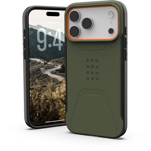 UAG Back Cover Civilian MS iPhone 17 Pro Max Olive/Pop