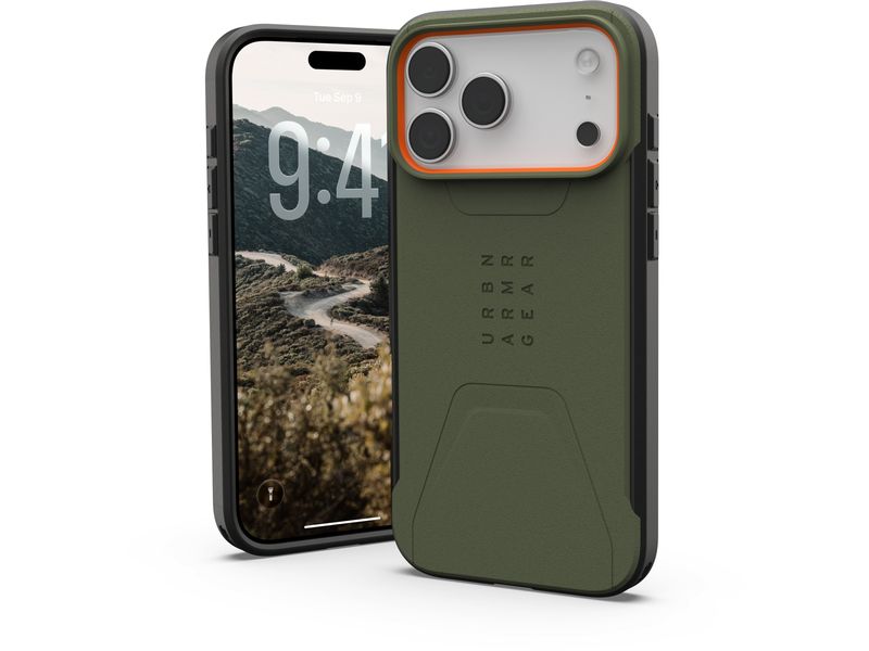 UAG Back Cover Civilian MS iPhone 17 Pro Max Olive/Pop