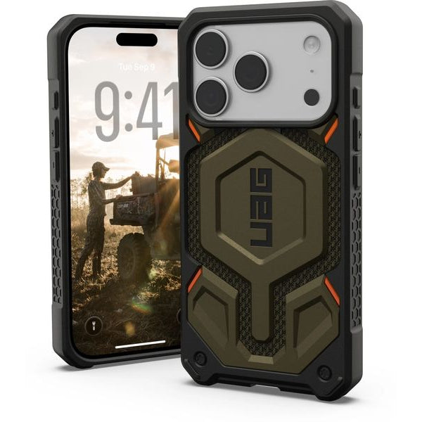 UAG Back Cover Monarch Pro MS iPhone 17 Pro Kevlar Green