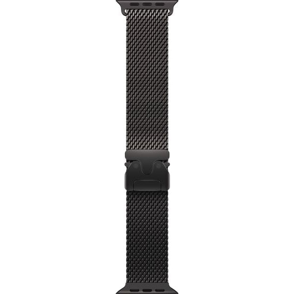 Apple Titanium Milanese Loop 49 mm Black Small