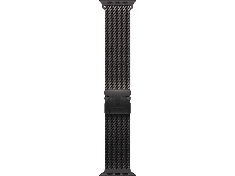 Apple Titanium Milanese Loop 49 mm Black Small