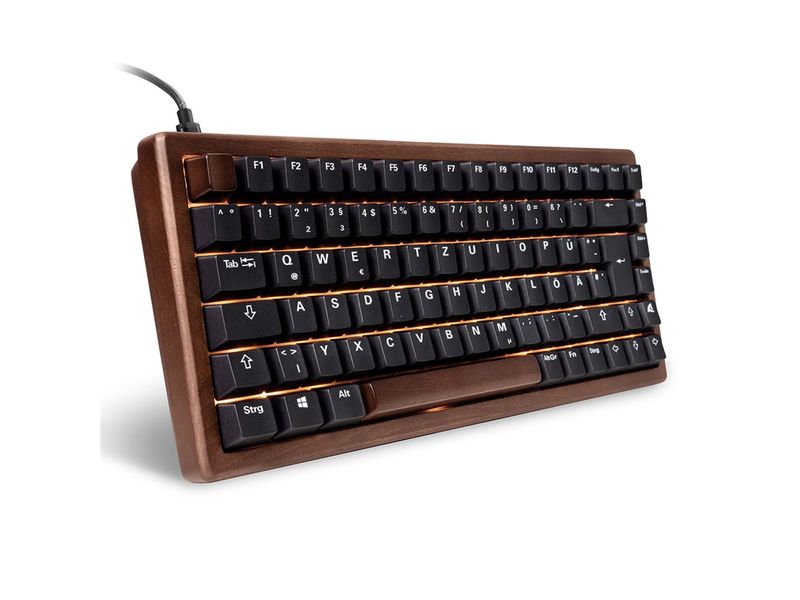 Sharkoon Gaming-Tastatur SKILLER SGK50 S3 Wood PBT