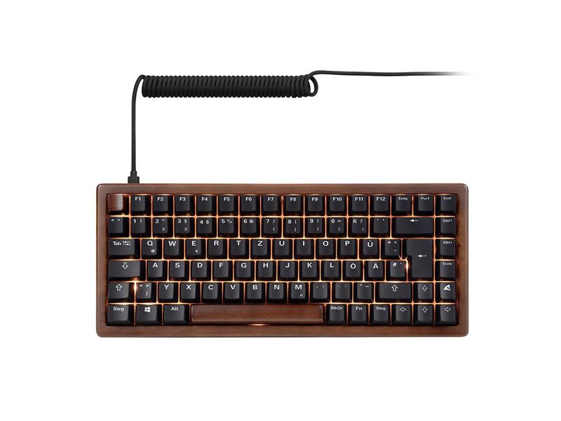 Sharkoon Gaming-Tastatur SKILLER SGK50 S3 Wood PBT