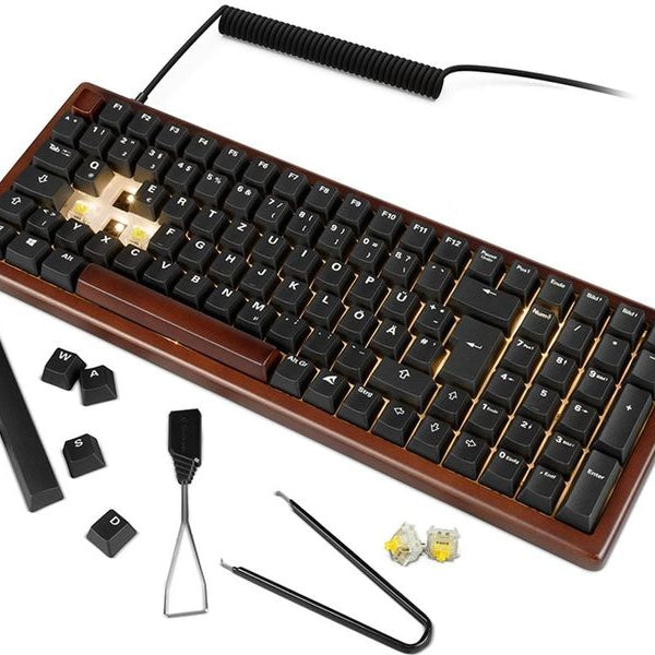 Sharkoon Gaming-Tastatur SKILLER SGK50 S2 Wood PBT