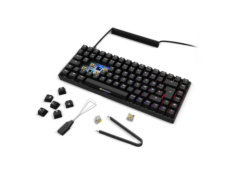 Sharkoon Gaming-Tastatur SKILLER SGK50 S3 PBT