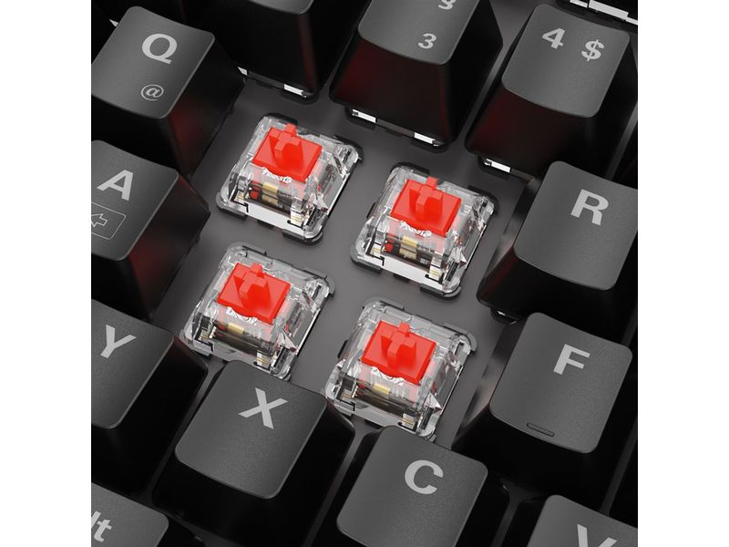 Sharkoon Gaming-Tastatur SKILLER SGK20 Red