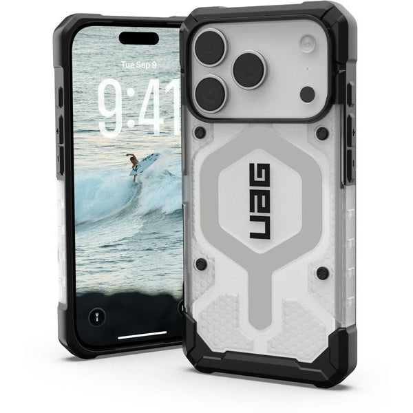 UAG Back Cover Pathfinder MS iPhone 17 Pro Ice/Silver