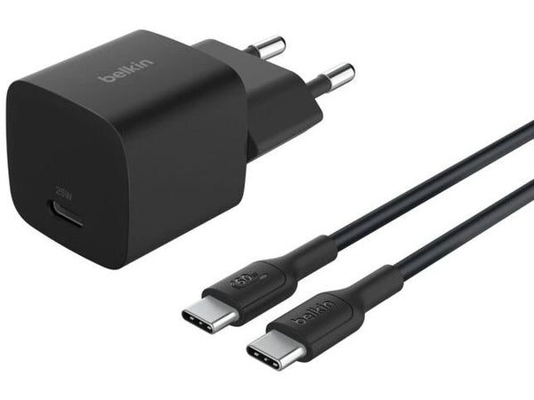 Belkin Wireless Charger BoostCharge mit USB C Kabel Schwarz