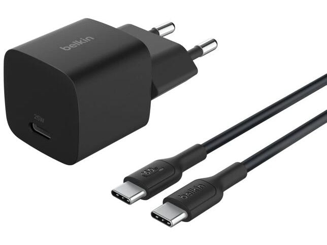 Belkin Wireless Charger BoostCharge mit USB C Kabel Schwarz