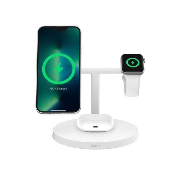 Belkin Wireless Charger BoostCharge Pro 3in1 Weiss