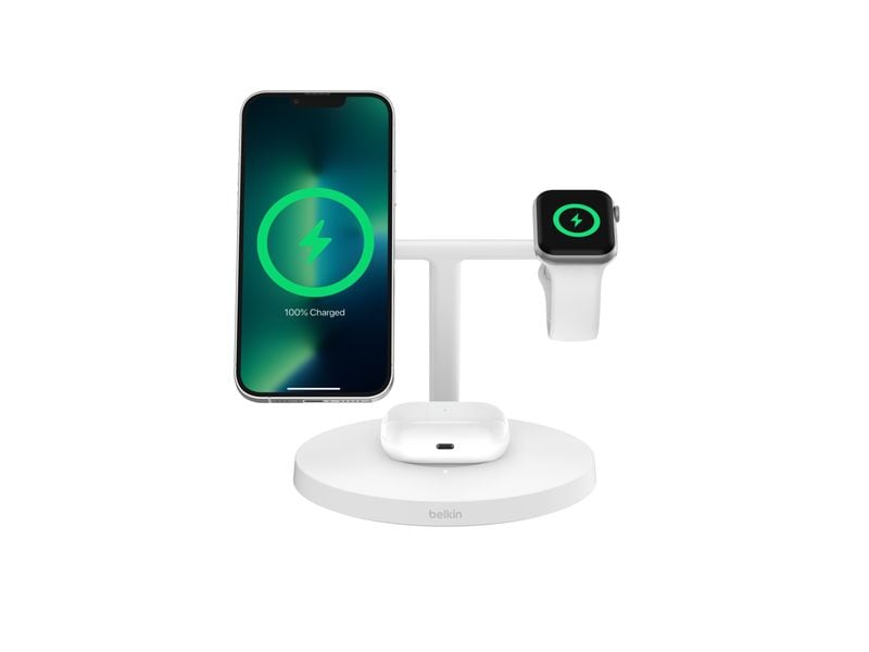 Belkin Wireless Charger BoostCharge Pro 3in1 Weiss