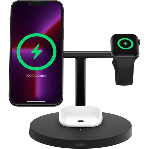 Belkin Wireless Charger BoostCharge Pro 3in1 Schwarz