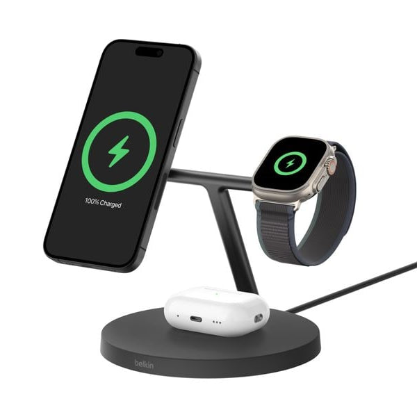 Belkin Wireless Charger BoostCharge Pro 3in1 Schwarz