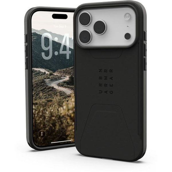 UAG Back Cover Civilian MS iPhone 17 Pro Max Schwarz