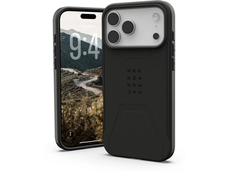 UAG Back Cover Civilian MS iPhone 17 Pro Max Schwarz