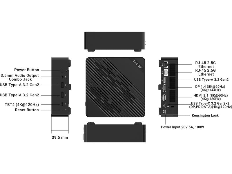 Minix Mini PC Elite EU512-AI