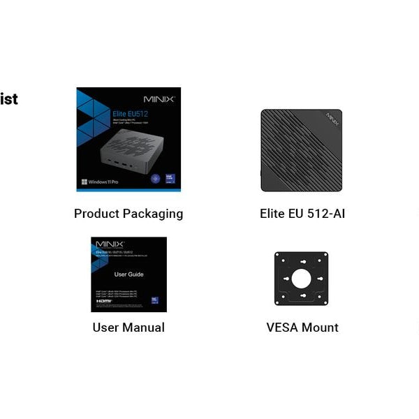 Minix Mini PC Elite EU512-AI