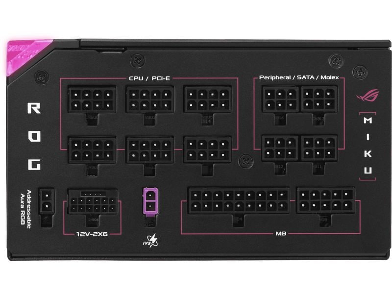 ASUS ROG Netzteil ROG Thor 1200W Platinum III MIKU Edition 1200 W