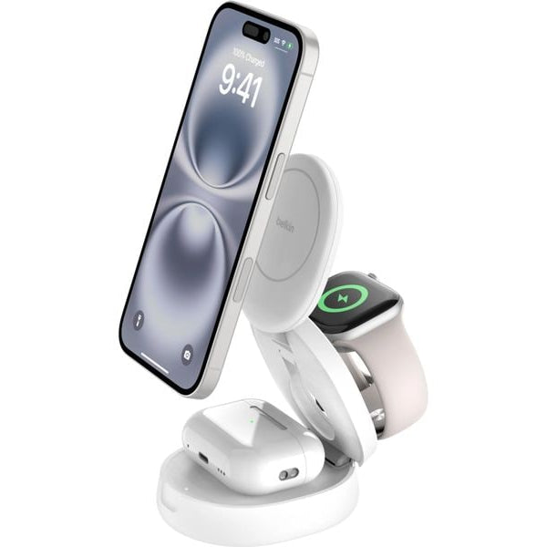 Belkin Wireless Charger BoostCharge 3in1 Weiss