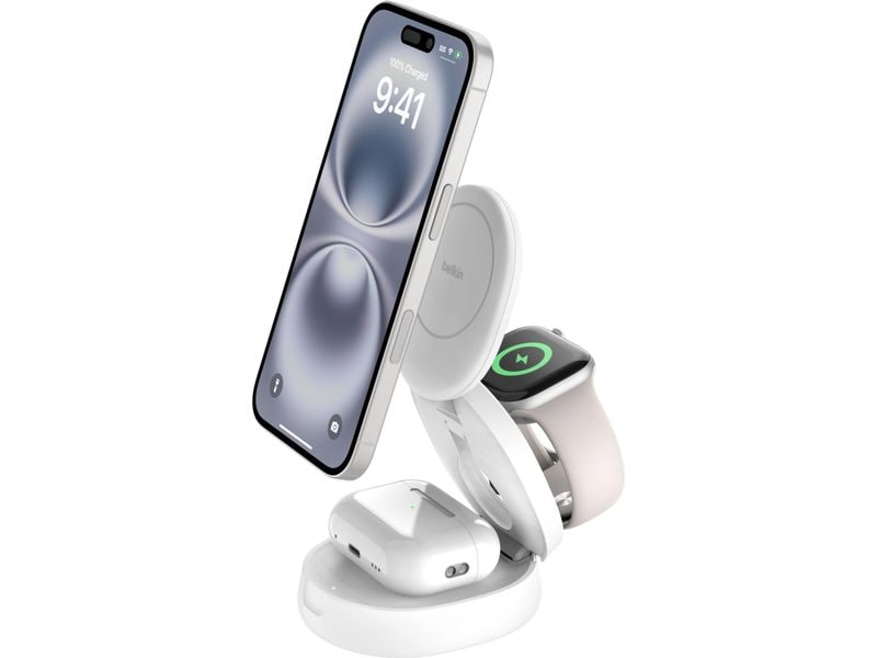 Belkin Wireless Charger BoostCharge 3in1 Weiss
